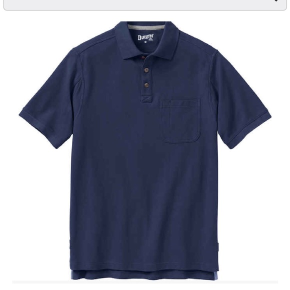 NWT Duluth Trading Blue Polo shirt - Size XL Tall - Picture 2 of 9